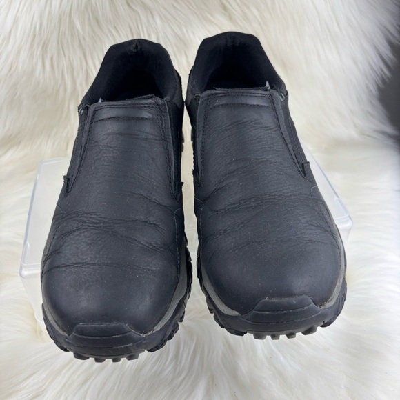 Merrell Black Slip-On Loafers with Elastic Goring - Picture 1 of 11